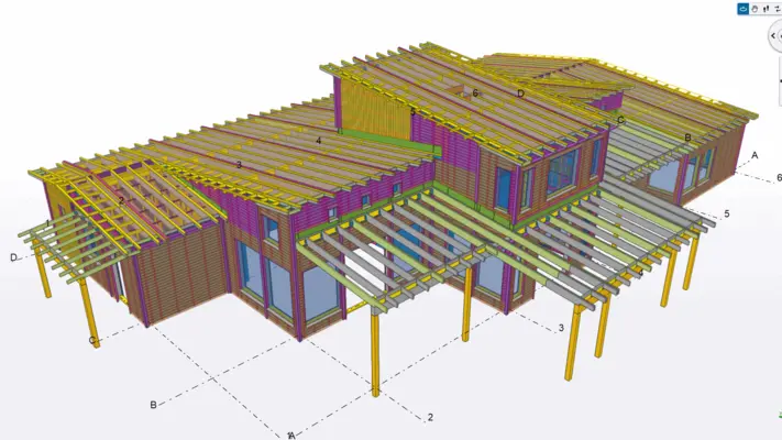 Image from Fritidshem gallery. Timber Structure building.